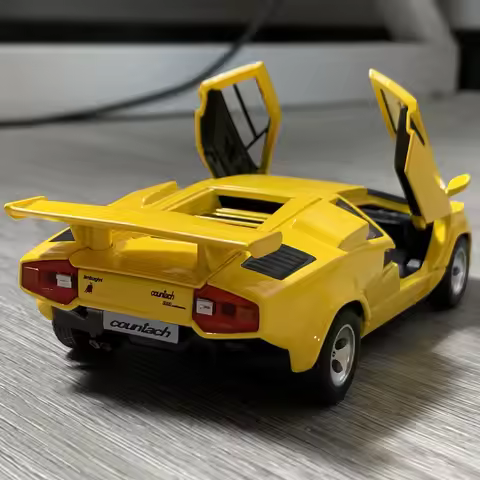 1:32 Lamborghini Countach LP500S Ornament For Car Alloy Metal Diecast Model Car Gift For Boyfriend G