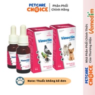 Vimectin pour on Vemedim Prevents Ticks and Fleas for Dogs, Cats, Ornamental Birds, Poultry - 20ml B