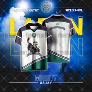 MIGHTY DUCK RETRO COLLAR JERSEY  LYCRA 280 GSM