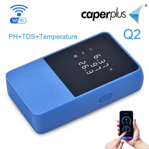 Caperplus Q2 PH TDS Temperature WIFI Monitor Aquarium Detector Digital Fish Tank Water Quality Check