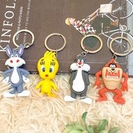 GANTUNGAN Keychain / Keychain / Rubber Keychain Cartoon WB Warner Bros Looney Tunes Sylvester Bugs B