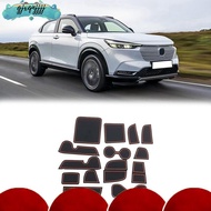 15Pcs Gate Slot Pad for Honda HRV HR-V Vezel 2021 2022 Accessories Interior Non-Slip Anti Dust Cup Holder Inserts gjxqnjjjj