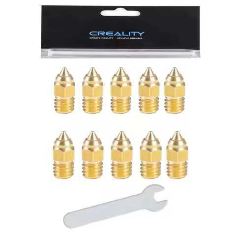 Creality Ender 3 Series/Ender 3 S1 Series/Ender 3 Neo Series 10pcs Nozzle, for Ender 3/Pro/V2, 3 S1,