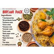 BEST- BIRYANI PACK (1Kls Basmati, Biryani Masala,Whole spices)