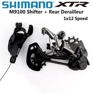 SHIMANO XTR RD-M9100 SGS Rear Derailleur SL-M9100 Right 12 Speed Shifter Original MTB groupset For Mountain Bikes Riding Parts