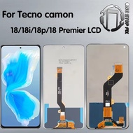 For Tecno camon 18 18i 18p premier CH6 CH9 CH7 CG6 LCD Complete Glass Digitizer Replacement