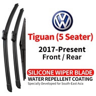 Silicone Windshield Wiper Blade Volkswagen Tiguan 5 Seater (2017-Present) Silent Durable Hydrophobic