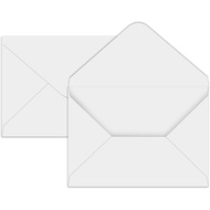 A7 Envelopes 100 Pack White Envelopes 5x7 V Flap Invitation Envelopes, Perfect for 5x7 Photo,5X7 Car