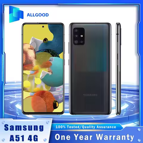 Original Samsung Galaxy A51 4G 6.5" Super AMOLED Display 4GB RAM 128GB ROM 48MP Quad Camera Android 