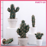 Artificial Cactus Bonsai Fake Plant Ornament Green Simulated Plant for Home Office  uiran