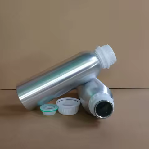 5 10 30pcs/lot Aluminum Bottle with Anti-theft Lid Essential Oil Bottle Cosmetics Container Refillab
