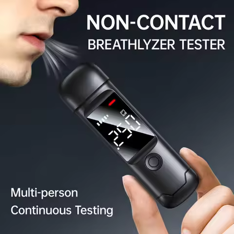 Alcohol Tester with LED Digital Display Alcoholic Detector Personal Quick Response Accuracy Breathal