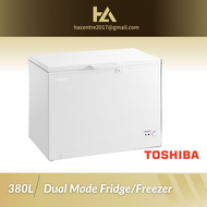 Toshiba 380L Dual Mode (Fridge/ Freezer) Chest Freezer CR-A295M