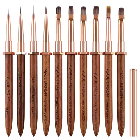 Nail Glue Phototherapy Pen UV Gel Brush Pen Acrylic Brush Professionnal Nail Art Brushes Painting Dr