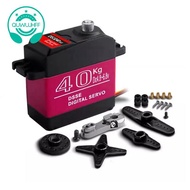 Waterproof Servo 40Kg High Torque Metal Gear Digital Servo for 1:8/1:10/1:12 RC Car Robot 180°