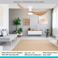 Alaska Burah / Curah (Hugger) Smart DC Ceiling Fan with optional dimmable LED