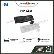 ORI HP CS10 2.4G WIRELESS MULTIMEDIA KEYBOARD AND MOUSE COMBO SET WITH 104 KEYBOARD AND 1600 DPI MOU