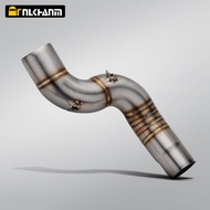 For Ninja ZX6R ZX-6R 2004-2008 Motorcycle Exhaust Escape Muffler Stainless Steel Middle Link Pipe Sl