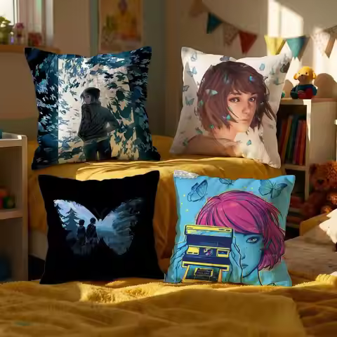 Game Life Is Strange Cushion Cover Decorative Cushions Covers Cover Sofa 50x50 Pillow 4 Piece 45x45 