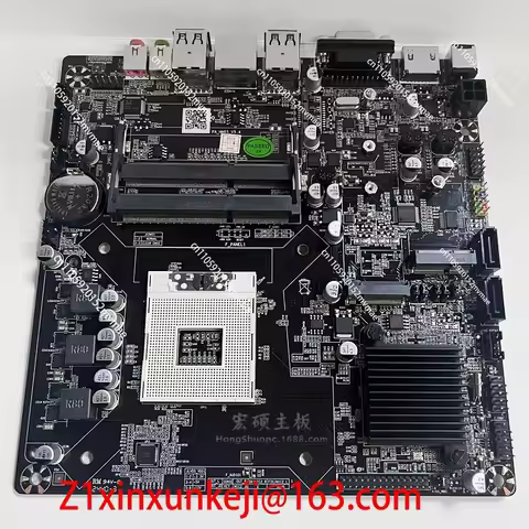 ITX industrial control main board HM65 dual memory slot DDR3 mini board PGA988 second and third gene