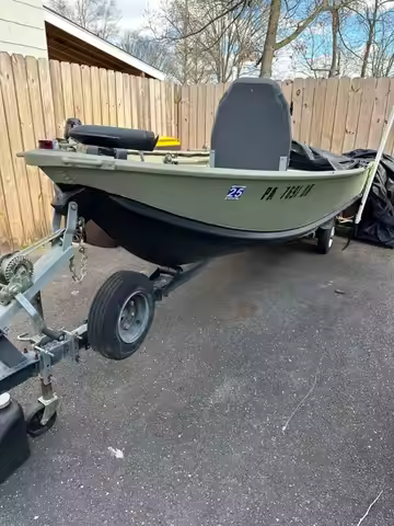 Sears Aluminum 14' Fishing Boat V Hull Toha tsu