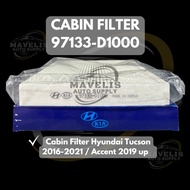 Cabin Filter 97133-D1000 Hyundai Tucson 2016-2021 / Accent 2019 up