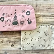 日本雜誌附錄附贈 MOOMIN 嚕嚕米 小不點 亞美 收納包 收納袋 萬用包 小物包 口罩包

袋