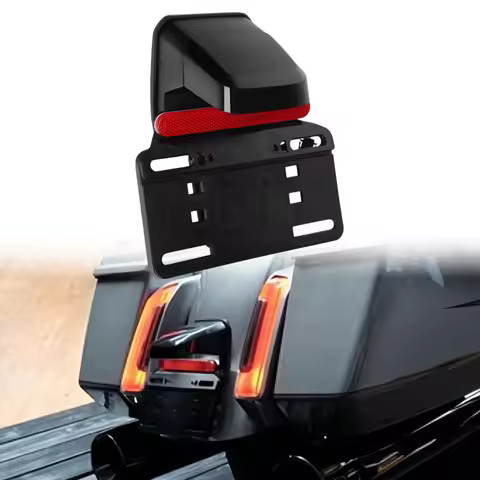 License Plate Bracket Set Fit for Harley Grand Touring Road Glide Street Glide 2024-2026 Touring CVO