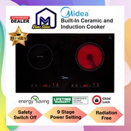Midea Hybrid Induction and Ceramic Cooktop Cooker Hob Electric 70cm MC-IHD361 MCIHD361 Dapur Elektrik
