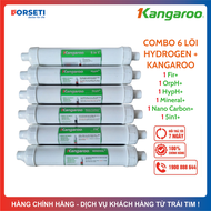 Combo 10 Lõi Lọc Nước Kangaroo Dòng Hydrogen (Model KG100HP KG100HG KG100HC...) (Combo gồm 123 + màn