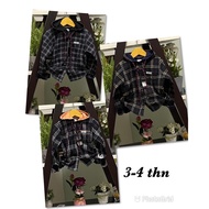 KEMEJA Long shirt By LIBAS size 3-4 yrs