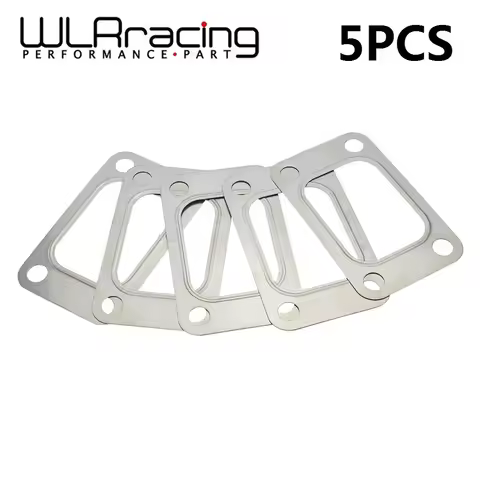 WLR - 5 PCS T3 T34 T35 T38 GT35 GT35R Turbo Turbine Inlet Manifold Gasket 304 Stainless Steel Car Tu