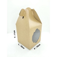 10 PCS KRAFT MIKA SOUVENIR BOX 10X10X11 APJ