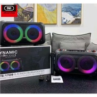 BTS-1709 brudo subwoofer bluetooth 5.3 karaoke speaker with free mic for android