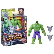 Marvel Mech Strike Mechasaurs Hulk Action Figure, 4.5-Inch, with Weapon Accessories, Marvel Toys for Kids Ages 4 and Up