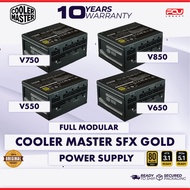 COOLER MASTER V550 / V650 / V750 / V850 SFX 80 PLUS GOLD FULL MODULAR POWER SUPPLY UNIT - 10 YEARS W