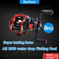 【Byshow】  Spinning Fishing Reel BC Baitcasting Jigging Surf Casting Handle Knob Ultralight Gear Drum Bass Saltwater Dam Trolling Mini Shallow Spool Prawn and Fish Tool  Magnetic Brake Standard Right/Left Hand Kekili Pancing Snap Mesin Casting Baitcasting