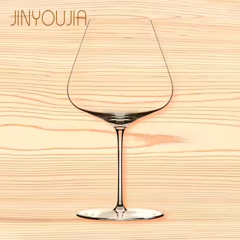 JINYOUJIA 2026 New Process 960ml Handmade Crystal Burgundy Goblet Glass Classic Shape Premium Wine G