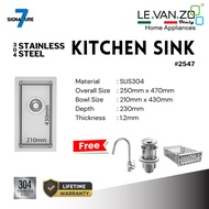 LEVANZO Kitchen Sink Signature 7 Series #2547