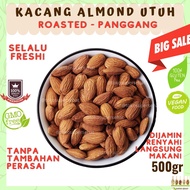 Roasted ALMOND Nuts/ALMOND Nuts 500GR ALMOND WHOLE Organic
