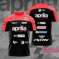Aprilia Racing T-shirts quick dry hot T shirt