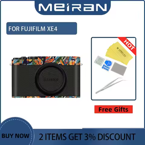 Protective Cover Film For Fujifilm X-E4 X100V GFX100S GFX50 Wrap Film Camera Body Skin Sticker X-E4 