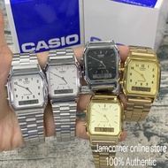 100% ORIGINAL CASIO AQ-230A-1D/7B//7D/AQ-230GA-9B/9D ANADIGIT VINTAGE WATCH LADIES/MAN /UNISEX.