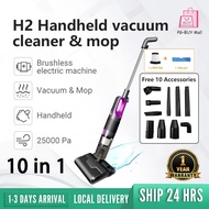 【COD】FOOKSUNG H2 Handheld Vacuum Cleaner 35000PA & Mop Vakum & Mop HVC-1413-HC Vacuum POWER