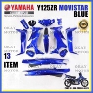 100% ORIGINAL BODY SET COVER SET yamaha y125zr bodyset coverset BLUE BIRU gp BPBMC 46 MOVISTAR GOGO 