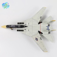 【SPGH】 1:72 F-14 Tomcat Fighter Jet Model White Black ABS Plastic 10.24inch Detailed Hot