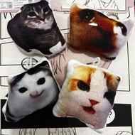 Cute Vocal Cat Meme Keychain Plush Oiiai Cat Pendant Funny Creative Huh Cat Keyring Pendant