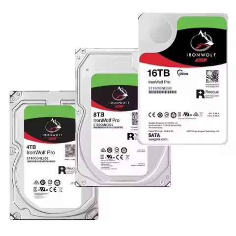 For Seagate 18TB 16TB 14TB 10TB 8TB 6TB 4TB 3TB IronWolf 3.5" 7200RPM 256MB SATA3 6GB/s NAS Internal