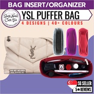 [𝐁𝐍𝐂𝐓👜]🧡 Bag Insert Organizer for YSL Puffer | Felt Bag In Bag Customized Organiser | Many Designs &