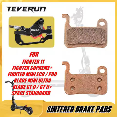 01D Sintered 2-Piston Hydraulic Disc Brake Pad for TEVERUN FIGHTER MINI 11 SUPREME+ BLADE GT II SPAC